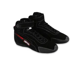Simpson Turbine High Top Shoes Black - Size 5