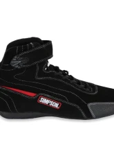 Simpson Turbine Youth High Top Shoes - Size  1                                     - TU0100BK - Image 4