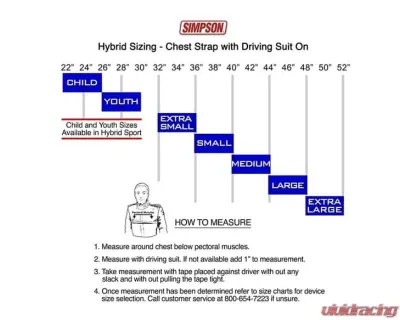 Simpson Medium Racing Hybrid Pro Lite Head and Neck Restraint - HYPLMED11PAFIA