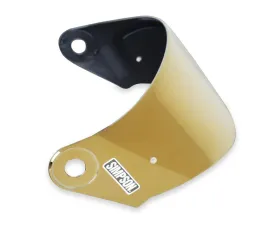 Simpson Motorcycle Mod Bandit Ext Shield Gold