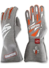 Simpson Airspeed Racing Gloves, Size Large, Black, Durable Material, ASAXL Fitment                                     - ASAXL - Image 2