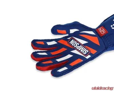 Simpson Airspeed Racing Gloves, Black, Size Medium, Durable Material, ASBSM Model - ASBSM