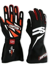 ASKXL Simpson Airspeed Racing Gloves, Size L, Black, Synthetic Leather, 2020-2023 Models                                     - ASKXL - Image 3