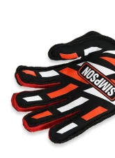 ASKXL Simpson Airspeed Racing Gloves, Size L, Black, Synthetic Leather, 2020-2023 Models                                     - ASKXL - Image 5