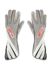 Simpson Supercoil Racing Gloves, SCALG, Size Large, Black, Durable Synthetic Material                                     - SCALG - Image 4