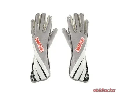 Simpson Supercoil Racing Gloves, SCALG, Size Large, Black, Durable Synthetic Material - SCALG