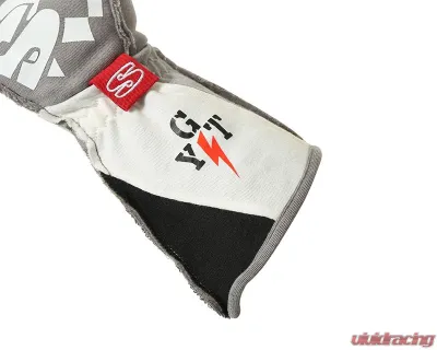 Simpson Supercoil Racing Gloves, SCALG, Size Large, Black, Durable Synthetic Material - SCALG