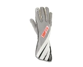 Simpson Supercoil Racing Gloves, SCALG, Size Large, Black, Durable Synthetic Material