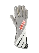 Simpson Supercoil Racing Gloves, SCALG, Size Large, Black, Durable Synthetic Material                                     - SCALG - Image 6