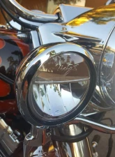 Vision X Lighting XMC 4.5"  Motorcycle LED Passing Lamp Halo Upgrade Kit Chrome Halo                                     - 9904085 - Image 10