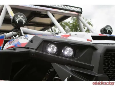 Vision X Lighting Factory Headlight Upgrade Brackets Only Polaris RZR 2008-2017 - 9898643