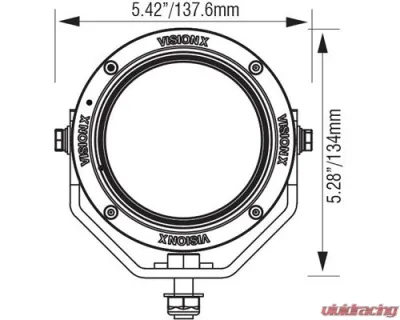 Vision X Lighting Pair 4.7? CG2 LED Light Cannon - 9907468