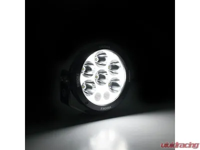 Vision X Lighting 6.7? ADV Light Cannon Series With Amber Halo Single Light - 1236116