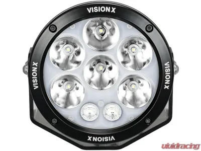Vision X Lighting 6.7? ADV Light Cannon Series With Amber Halo Single Light - 1236116