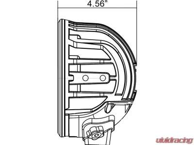 Vision X Lighting 6.7" Transporter LED Light 10 degree Wide beam - 9110110