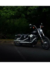 Vision X Lighting 5.75" XMC LED Headlight w/Low-High-Halo, Single Light, Black Chrome Harley-Davidson                                     - 9895659 - Image 9