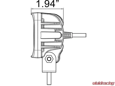 Vision X Lighting DURA Mini LED Light 60 degree Wide beam - 9895499