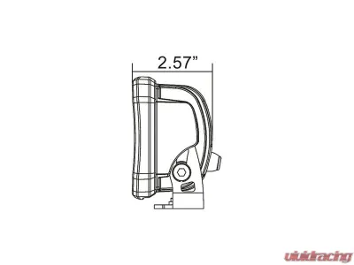 Vision X Lighting Single Light Duralux 4 LED 60 degree Wide beam - 9141527