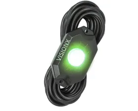 Vision X Lighting 9 Watt LED Rock Light Single Pod Green
