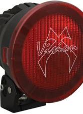 Vision X Lighting 6.7" Cannon Polycarbonate Covers Flood Beam Red                                     - 9888514 - Image 2