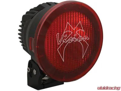 Vision X Lighting 6.7" Cannon Polycarbonate Covers Flood Beam Red - 9888514