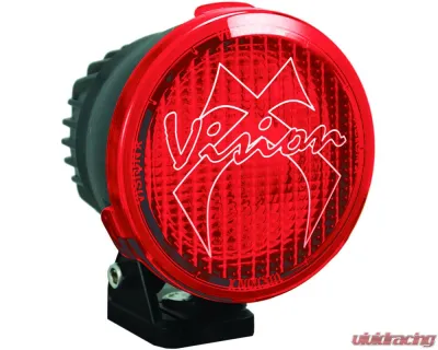 Vision X Lighting 4.7" Cannon Polycarbonate Covers Wide-Flood Beam Patterns Red - 9890883