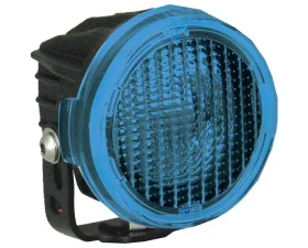 Vision X Lighting Optimus Round Polycarbonate Light Covers Flood Beam Blue