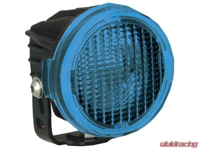 Vision X Lighting Optimus Round Polycarbonate Light Covers Flood Beam Blue - 9889573