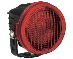 Vision X Lighting Optimus Round Polycarbonate Light Covers Flood Beam Red