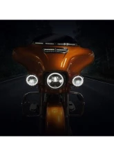 Vision X Lighting XMC 4.5"  Motorcycle LED Passing Lamp Halo Upgrade Kit Chrome Halo                                     - 9904085 - Image 8