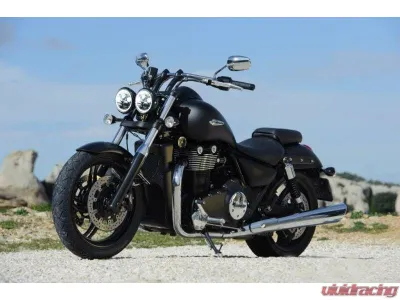 Vision X Lighting 5.75" XMC LED Headlight w/Low-High-Halo, Single Light, Black Chrome Harley-Davidson - 9895659