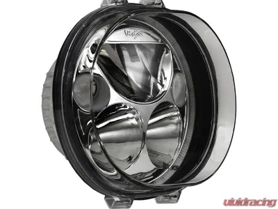 Vision X Lighting XMC Headlight Finsih Black Chrome Housing Harley-Davidson Road Glide 2004-2013 - 9895697