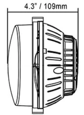 Vision X Lighting XMC Headlight Replacement Kit Chrome Harley-Davidson Road Glide 2004-2013                                     - 9895673 - Image 4