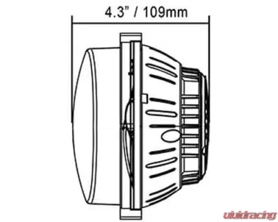 Vision X Lighting XMC Headlight Replacement Kit Chrome Harley-Davidson Road Glide 2004-2013 - 9895673