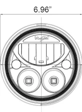 Vision X Lighting LED Headlights Jeep Wrangler 2007-2017                                     - 9892825 - Image 4