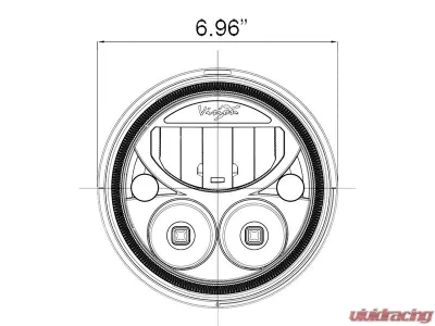 Vision X Lighting LED Headlights Jeep Wrangler 2007-2017 - 9892825