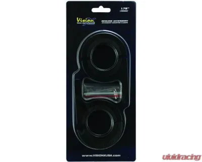 Vision X Lighting 1.75" Tube Frame Mounting Clamp Pair For M8 Mounting Bolt - 9897240