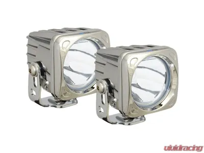Vision X Lighting 3.0" Square Optimus Single 10 degree Wide beam Chrome - 9130729