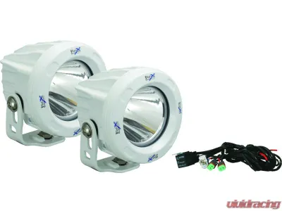 Vision X Lighting 3.7" Round Optimus Pair 10 degree Wide beam White - 9149806