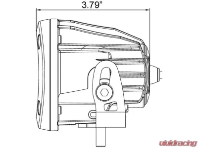 Vision X Lighting 3.0?-3.7? CG2 Multi-LED Light Cannon Single Light - 9912141