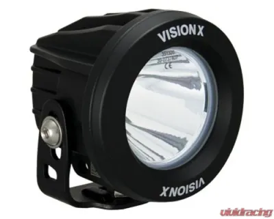 Vision X Lighting 3.7" Round Optimus 20 degree Wide beam Black - 9141077