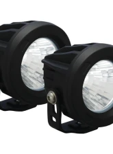 Vision X Lighting 3.7" Round Optimus 20 degree Wide beam Black - Pair                                     - 9141343 - Image 10