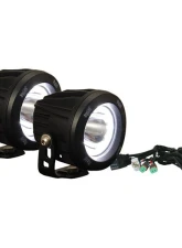 Vision X Lighting Pair 3.0-3.7? Optimus Halo Round Led Light 15 Degree Wide Beam                                     - 9891729 - Image 10