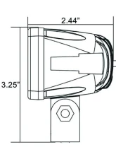 Vision X Lighting 2" Solstice Solo Light Black Housing 30x65Degree  Beam Pattern                                     - 9888187 - Image 7