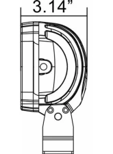 Vision X Lighting 4.7" Square Utility Market Xtreme 40 Degrees Beam Light                                     - 9118390 - Image 5