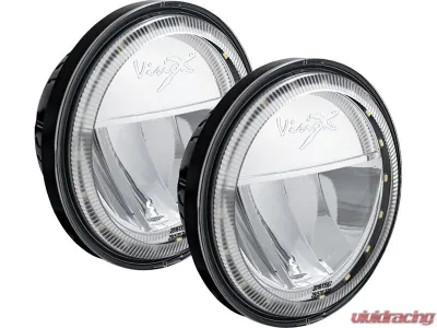 Vision X Lighting XMC 4.5"  Motorcycle LED Passing Lamp Halo Upgrade Kit Chrome Halo - 9904085