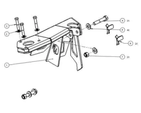 Baja Kits Front Frame Side Bypass Mount