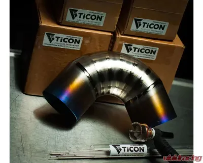 Ticon Industries 1.75in 7.5 Degree 2.63in CLR Loose Radius 1mm Wall Titanium Pie Cuts - 6pk - 109-04502-0003