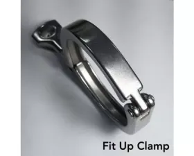 Ticon Industries 1.5in Stainless Steel Tri-Clover Clamp Heavy Duty Single Pin w/Silicone Gasket