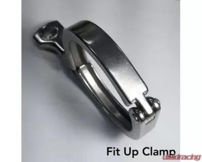 Ticon Industries 1.5in Stainless Steel Tri-Clover Clamp Heavy Duty Single Pin w/Silicone Gasket - 119-03800-0100